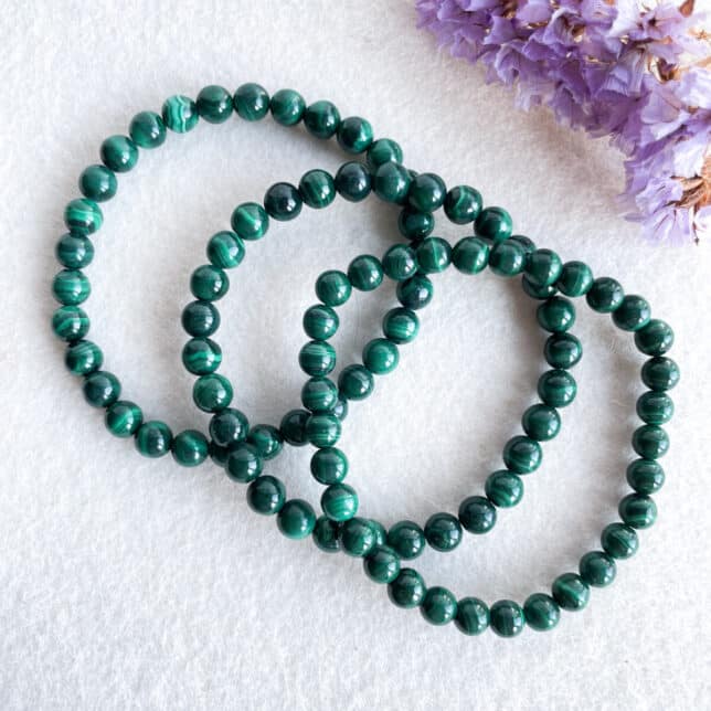 Armband malachiet 6mm