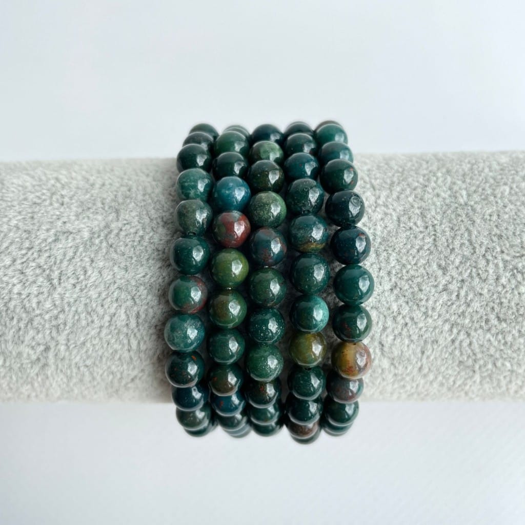 Armband heliotroop 6mm kraal