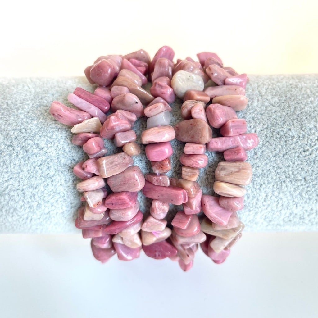 Splitarmband rhodoniet