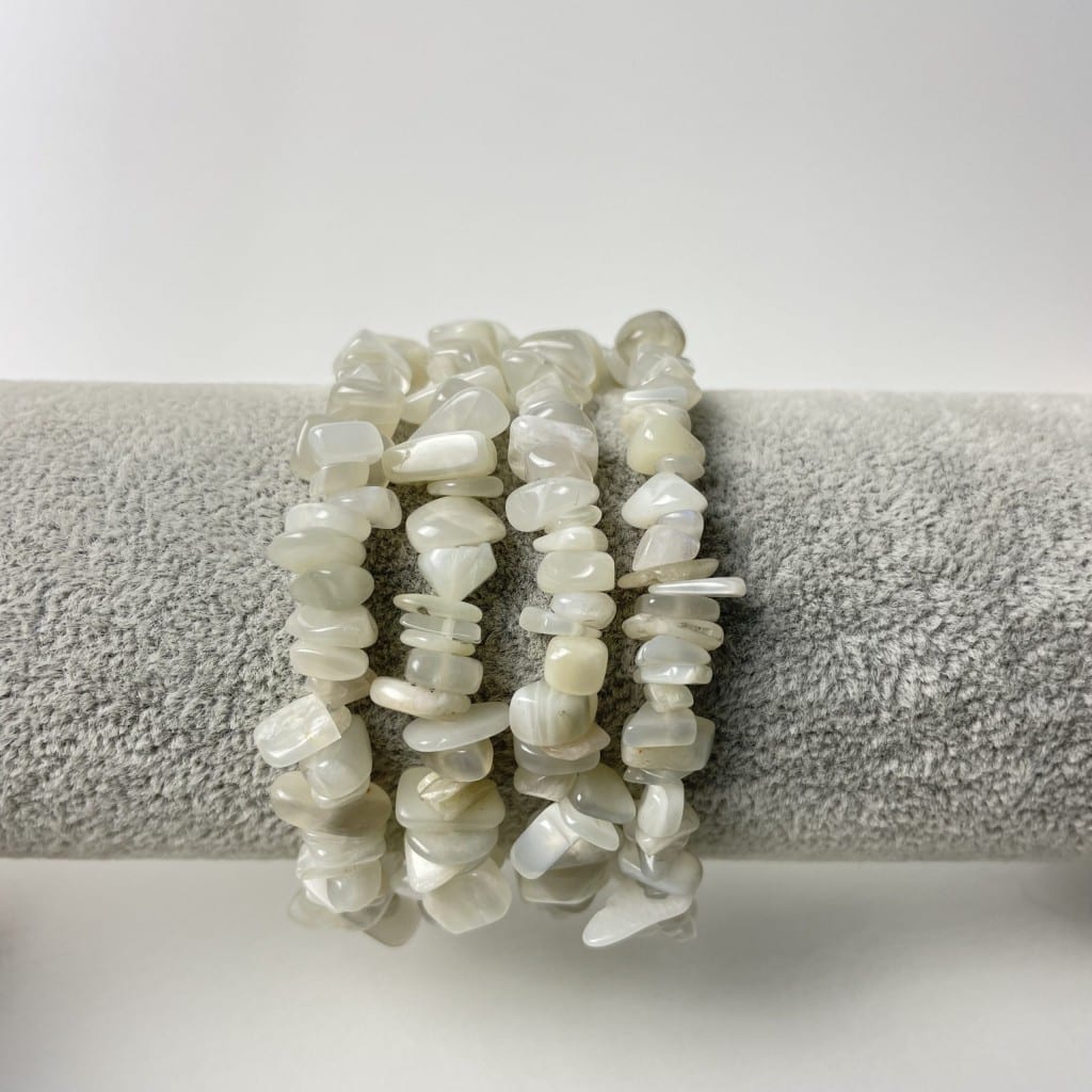 Splitarmband maansteen
