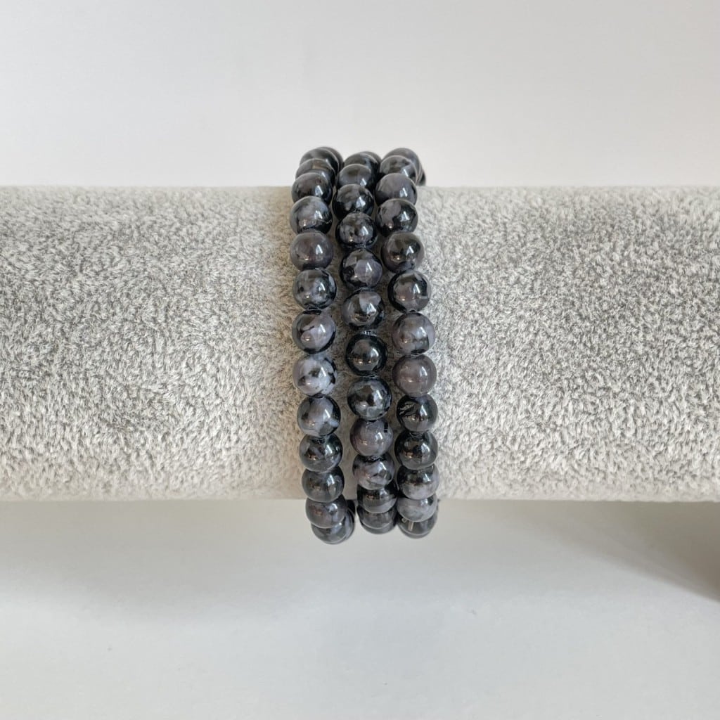 Armband gabbro 6mm kraal