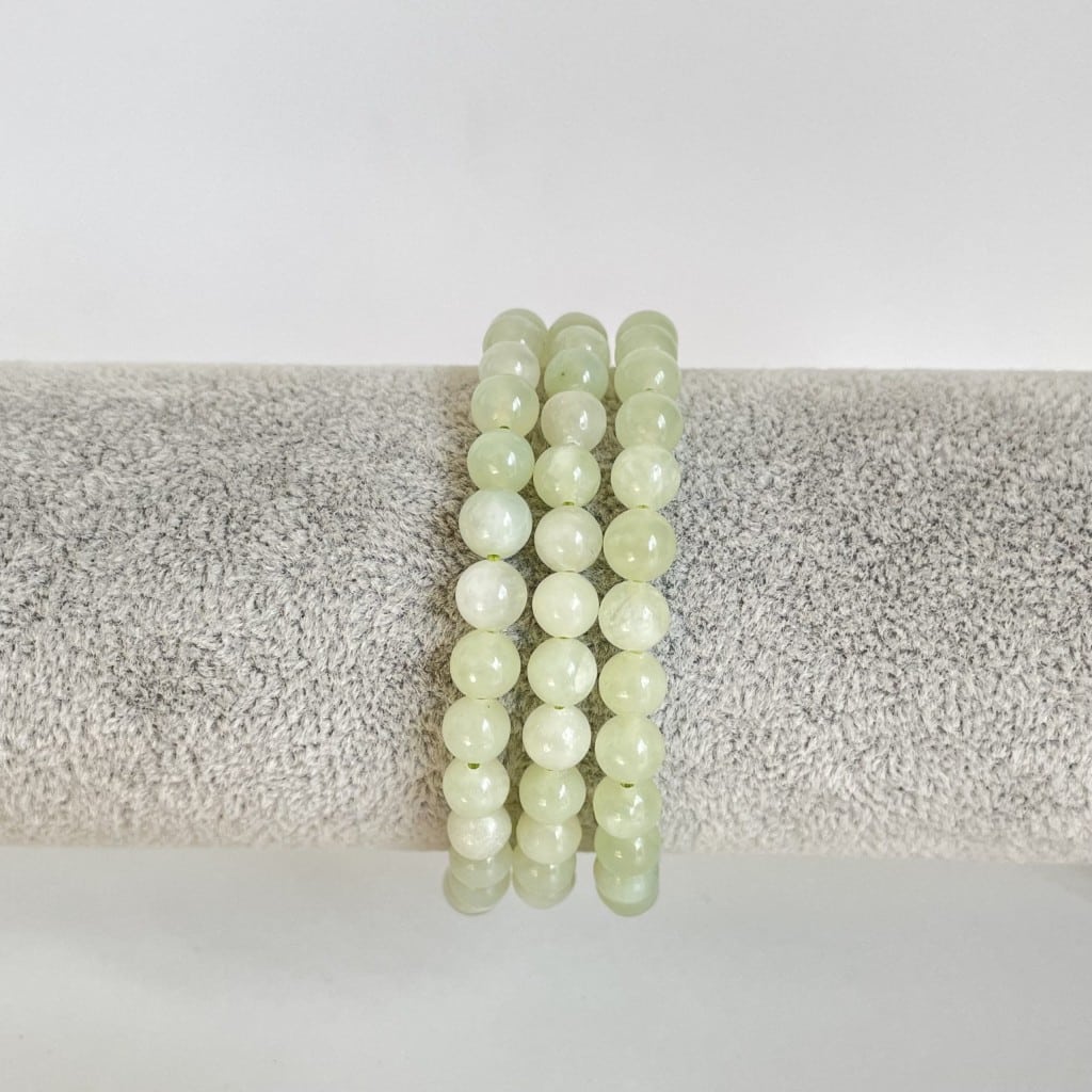 Armband serpentijn 6mm kraal