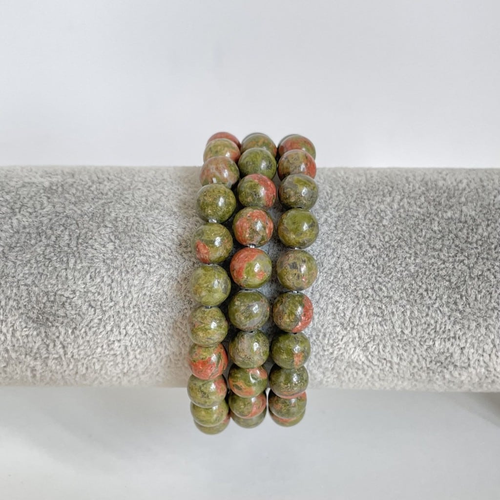 Armband unakiet 8mm kraal