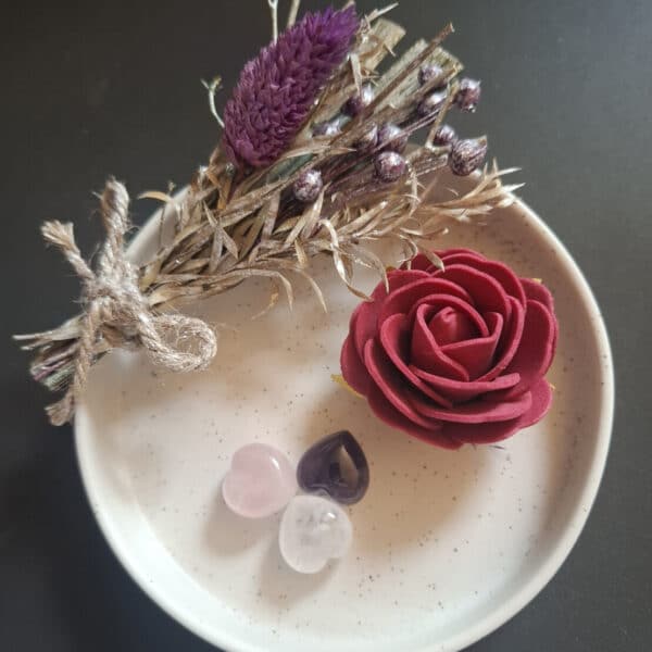 Gouden driehoek set inc. zakje en kaartje