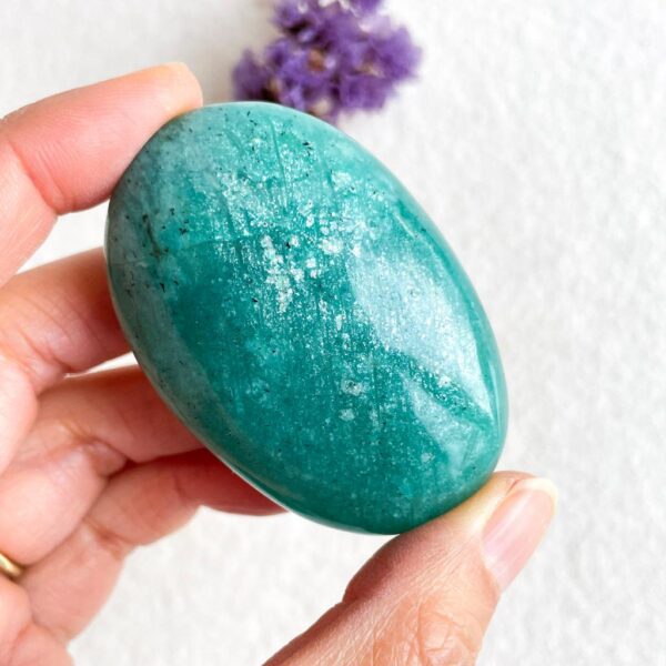 Amazoniet handsteen 1