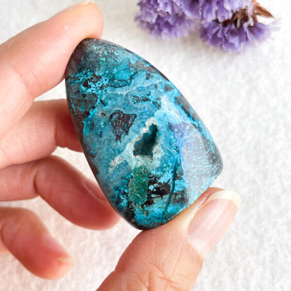 Chrysocolla sculptuur 6