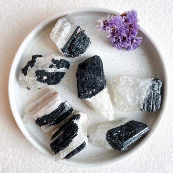 Toermalijnkwarts ruw