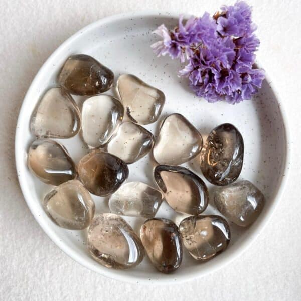 Rookkwarts trommelsteen klein