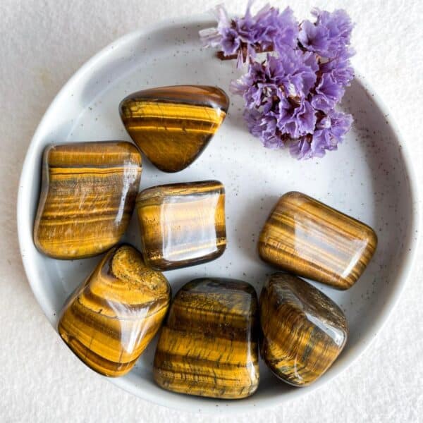 Tijgeroog trommelsteen