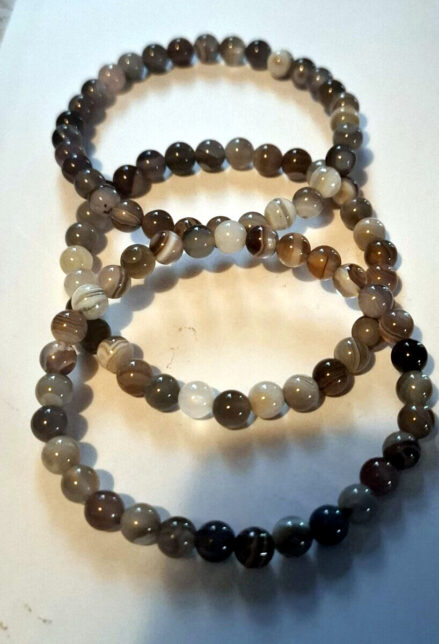 Botswana agaat kogelarmband 6mm