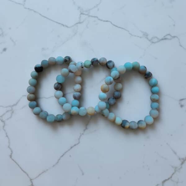 Armband Amazoniet multi 8mm
